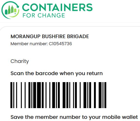 Containers for Change drop-off at Morangup Bushfire Brigade